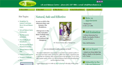 Desktop Screenshot of lifeandbalance.ie